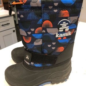 Kamik Boy’s Rocket 2 Waterproof Snow Boot Size 13